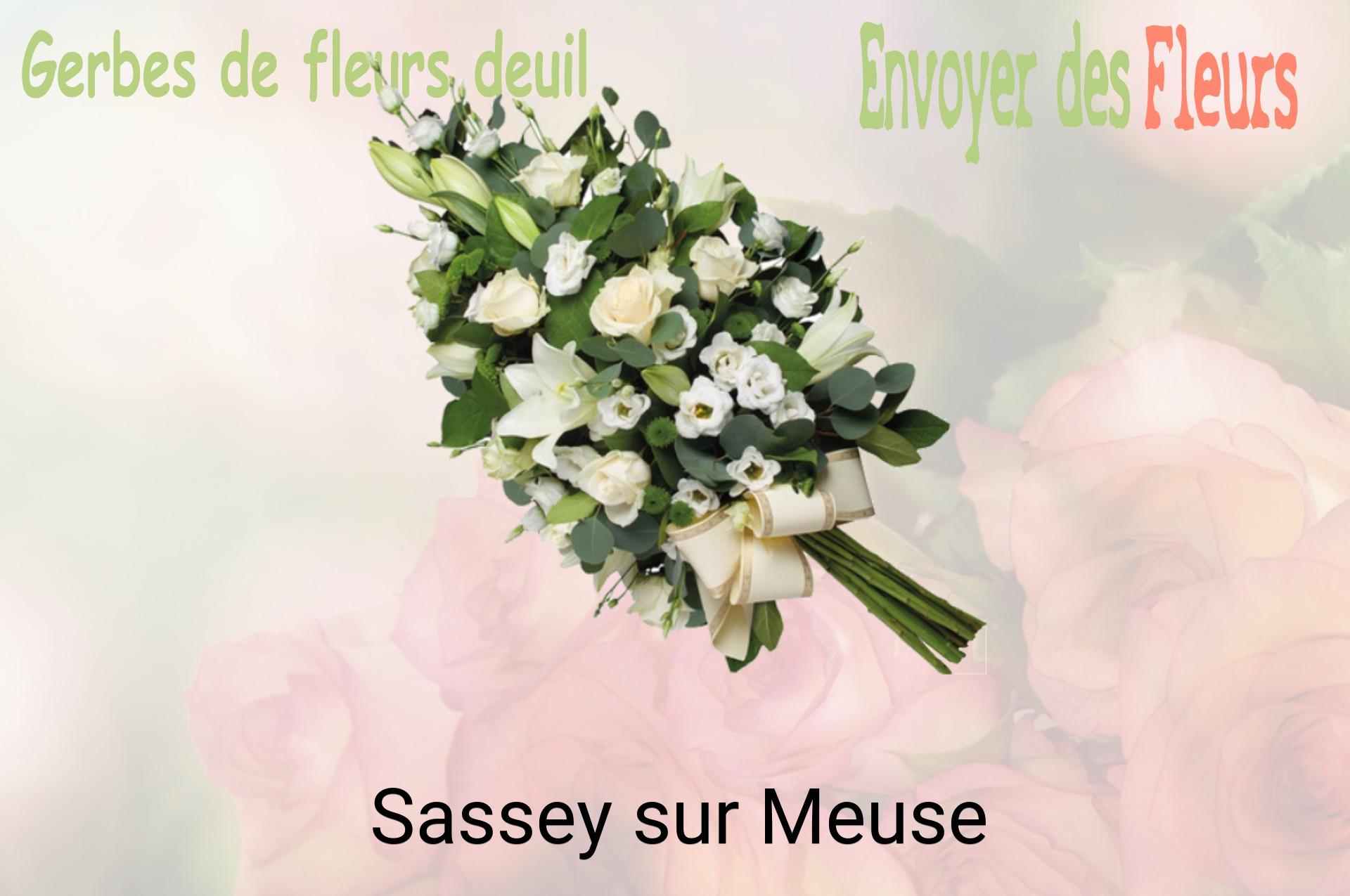 Gerbe de fleurs de deuil livrée à Sassey-sur-Meuse
